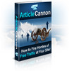 Thumbnail Article Cannon, Fire hordes of free traffic to your site!!!